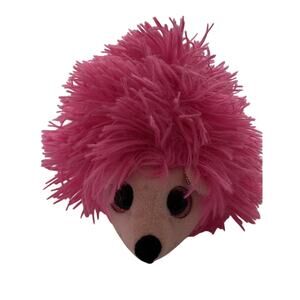 Ty Beanie Baby Lilly Hedgehog Plush 6” Pink Sparkle Eyes 2014 Stuffed Animal